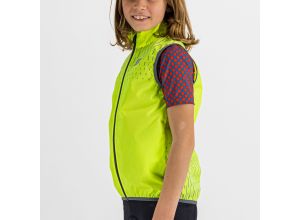 Sportful Kid Reflex vesta žltá fluo