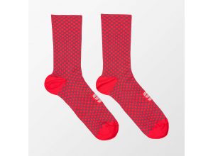Sportful Checkmate Ponožky červené/staroružové