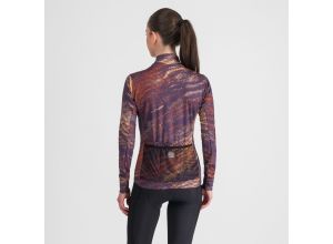 Sportful CLIFF SUPERGIARA dámsky THERMAL dres nightshade cayenna papaya