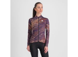 Sportful CLIFF SUPERGIARA dámsky THERMAL dres nightshade cayenna papaya