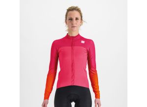 Sportful BODYFIT PRO THERMAL dámsky dres malinový/červený grepfruit