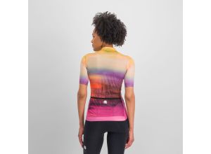 Sportful FLOW SUPERGIARA dámsky dres carmine rose yellow