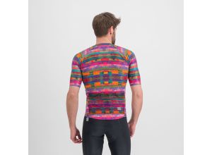 Sportful GLITCH BOMBER dres multicolor pink