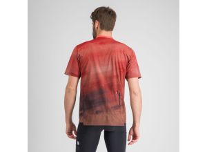 Sportful FLOW GIARA tričko cayenna red/mud