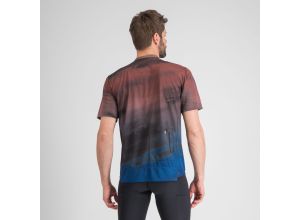 Sportful FLOW GIARA tričko berry blue/cayenna red