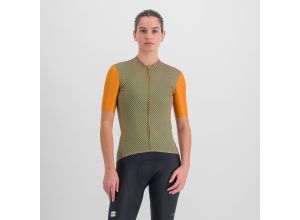 Sportful CHECKMATE dámsky dres dark gold berry blue