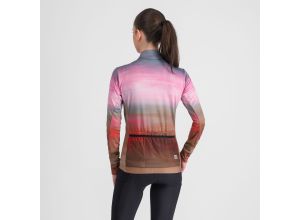 Sportful FLOW SUPERGIARA dámsky THERMAL dres cayenna red pink