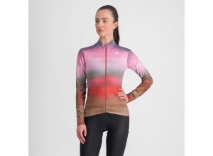 Sportful FLOW SUPERGIARA dámsky THERMAL dres cayenna red pink