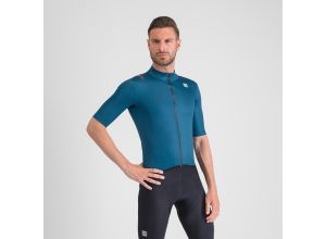 Sportful FIANDRE LIGHT bunda s krátkym rukávom teal blue