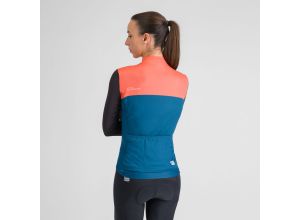 Sportful PISTA THERMAL dámsky dres teal blu corallo black cedar