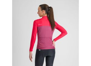 Sportful PISTA THERMAL dámsky dres raspberry pink white