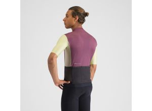 Sportful SUPERGIARA LOGO dres bordo/shadow lime