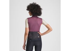 Sportful SUPERGIARA LOGO dámsky dres bordeaux/abbey stone