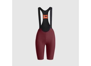 Sportful Colorful Pulse dámske kraťasy s trakmi Red Wine