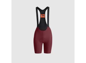 Sportful Colorful Pulse dámske cyklo šortky s trakmi Red Wine