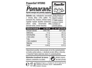 PowerBar PowerGel Hydro Pomaranč 67ml