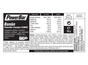 PowerBar Energize tyčinka 55g Banán