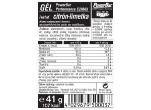 PowerBar PowerGel 41g Citrón-Limetka