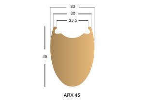 ráfik NEXTIE  ARX Extra Wide Road / Gravel Carbon 45mm