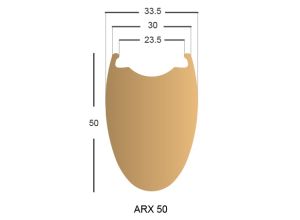 ráfik NEXTIE ARX Extra Wide Road / Gravel Carbon 50mm