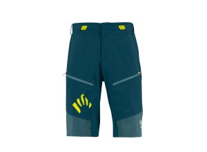 Karpos Rapid Baggy Kraťasy modrozelené/žlté fluo