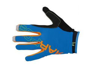 Karpos RAPID rukavice modré/oranžové fluo