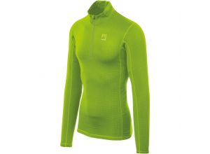 Karpos CRODA LIGHT Half Zip flíska limetková
