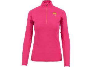 Karpos CRODA LIGHT Half Zip dámska flíska ružová