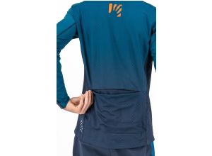 Karpos Jump Dres S Dl. Rukávom tmavomodrý/oranžový