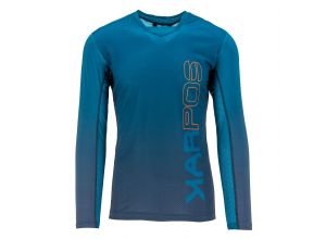 Karpos Jump Dres S Dl. Rukávom tmavomodrý/oranžový