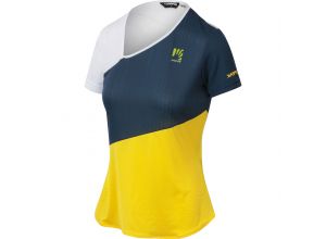 Karpos CIMA UNDICI dámske tričko žlté/modré/biele