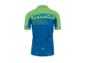 Karpos GREEN FIRE dres Indigo Bunting/Green Fluo