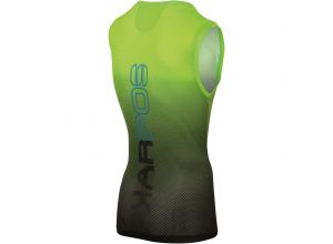 Karpos VERVE MESH dres bez rukávov zelený fluo