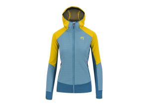 Karpos LEDE dámska bunda Adriatic Blue/Lemon Curry/Corsair