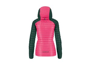 Karpos Alagna Down Dámska Bunda Fandango Pink/Jungle Green