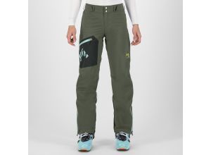 Karpos VALSESIA SHELL dámske nohavice Thyme/Black Sand