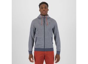 Karpos TOTOGA HEMP mikina so zipsom Ombre Blue Melange