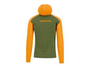 Karpos AMBRIZZOLA FULL-ZIP mikina s kapucňou cedar green/radiant