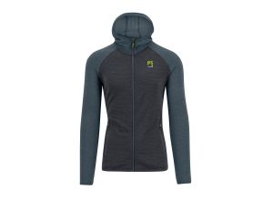 Karpos AMBRIZZOLA FULL-ZIP mikina s kapucňou vulcan/dark slate