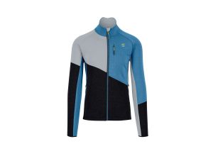 Karpos Federa Full-Zip Flíska Black/Deep Water/Micro Chip