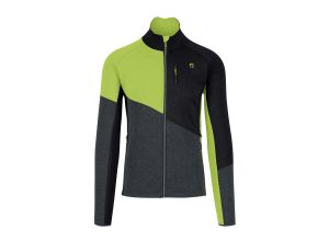 Karpos Federa Full-Zip Flíska Woodl.Gray/Black/Acid Lime