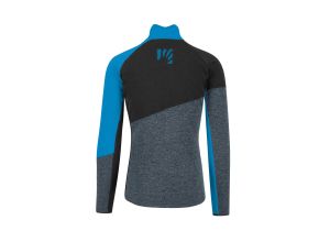 Karpos Federa Mikina Na Zips Dark Slate/Black/Diva Blue