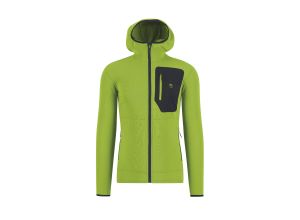 Karpos Antermoia Hoodie Flíska Acid Lime/Black