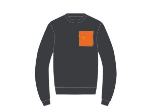 Karpos Mesdi Crewneck Flíska Woodl.Gray/Vibr.Orange