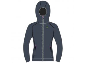 Karpos Ambrizzola Full-Zip Dámska Mikina modrá/biela