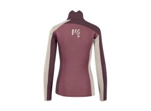 Karpos Federa Dámska Mikina So Zipsom Deco Rose/Huckle./Oat