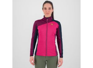 Karpos FEDERA FULL-ZIP dámska flíska Pink/Boysenberry/Vulcan