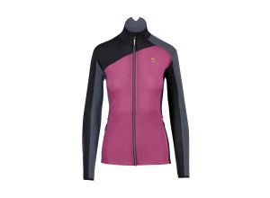 Karpos Federa Full-Zip Dámska Flíska Purple/Black/Ombre Blue