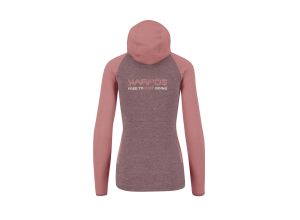 Karpos Camoscio Dámska Mikina So Zipsom Huckleberry/Deco Rose