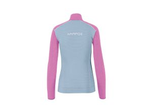 Karpos AMBRIZZOLA dámska FULL ZIP flíska mist/bloom